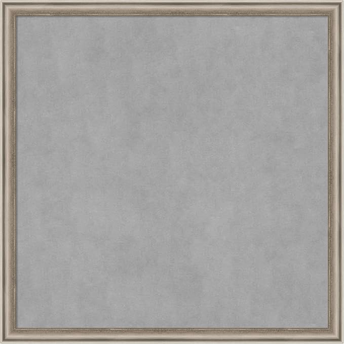 Amanti Art Silver Framed Magnetic Board 26x26 Medium Vision Board by AmantiArt