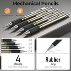 Nicpro 37PCS Gold Art Mechanical Pencil Set - Image 2