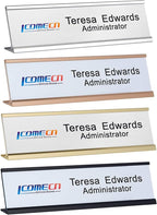 Personalized Office Name Plates Aluminum Hot Printing Add Logo Picture Custom - Image 2