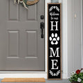 LuZhiQiang Front Porch for Welcome To Our Home Standing Sign 45"X9" Vertical by LuZhiQiang
