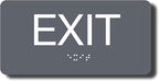 ADA Compliant Exit Sign with Braille - Image 2