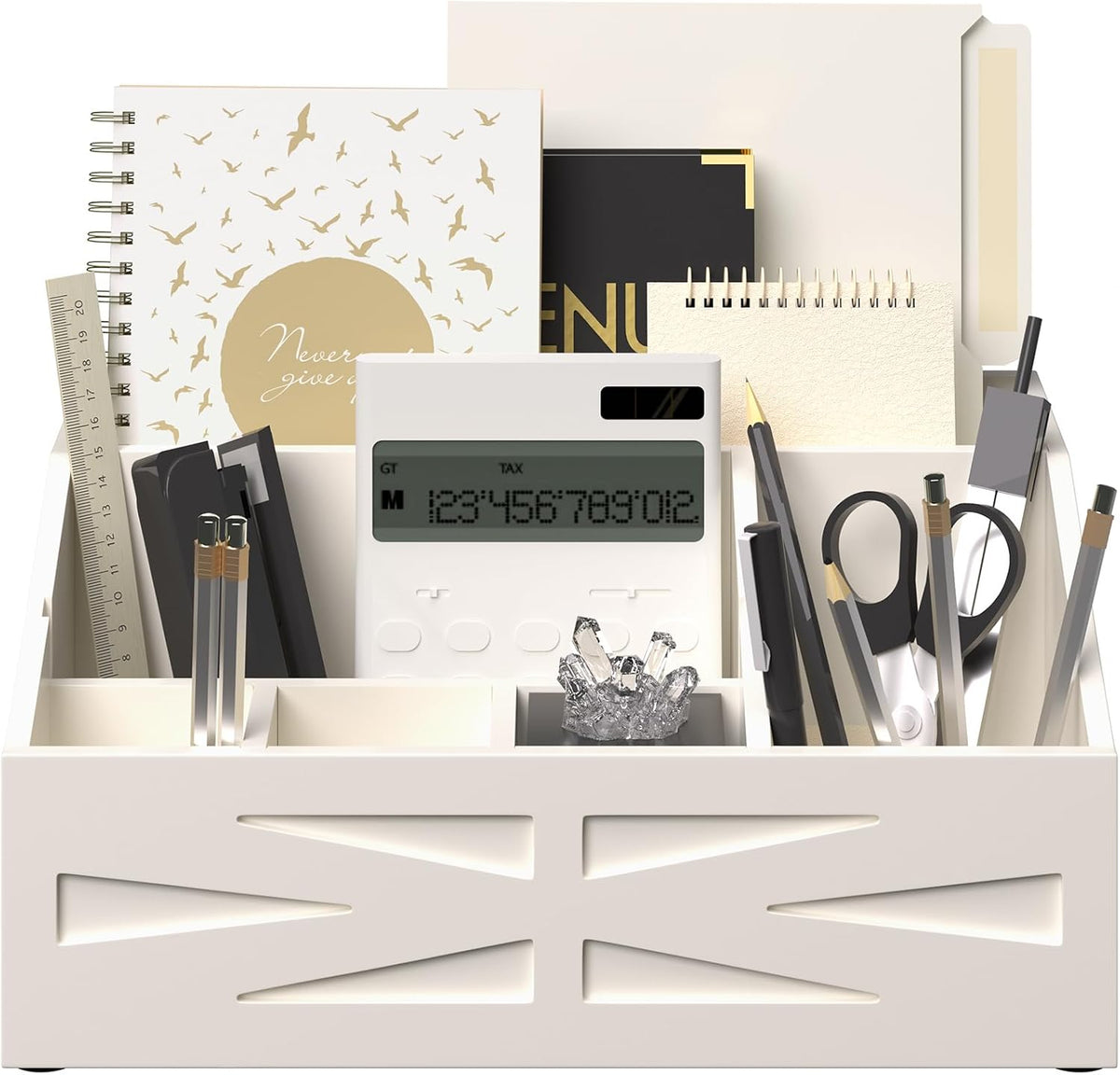 Large Mail Organizer Countertop,Farmhouse Desk and Kitchen Countertop Storage...