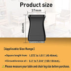 Square Chair Leg Protectors for Hardwood Floors - Image 2