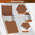 Business Card Holder with Ultra Slim Design, Business Card Case with Premium PU - Image 4