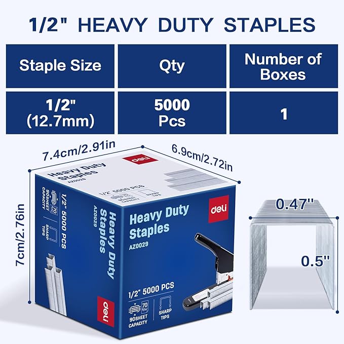 Deli Staples, Premium Heavy Duty Staples - Image 3