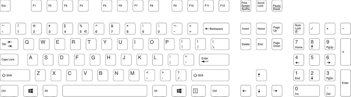 Perixx Periboard-106, Wired Performance Full Size Keyboard, Curve Ergonomic K...