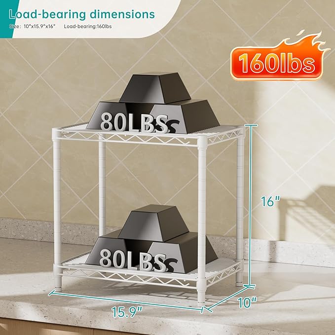 SINGAYE Shelf Closet Wire Shelving：Adjustable Metal Unit - Image 3