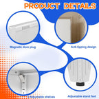 gaious 75.2" tall metal storage cabinet with 2, package contents