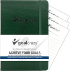Undated Daily Planner to Achieve Your Goals 2025-2026 by GoalCrazy