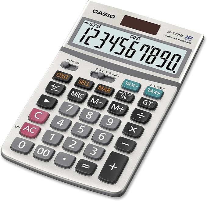 Casio Inc. JF-100BM Standard Function Calculator, 4 1/4 x 6 7/8 - Image 3
