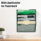 EASEPRES 5 Pocket Mesh Hanging File Organizer, Wall Mounted Mail Paper Document - Image 7