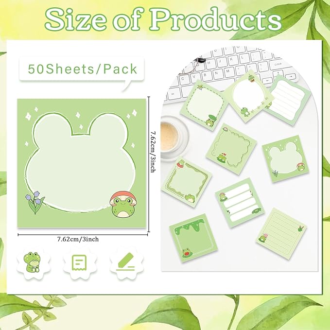 Lovarywow Frog Sticky Notes Gifts - Image 2
