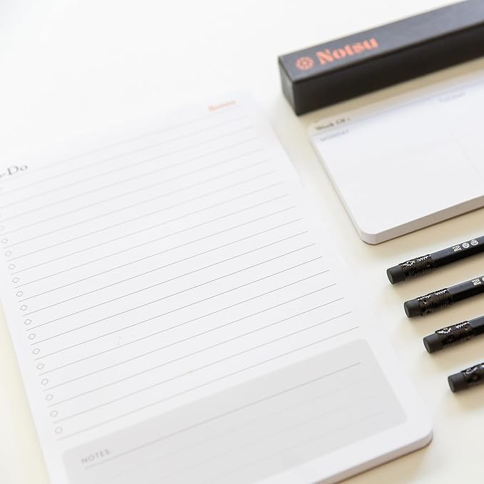 Notsu To Do List Notepad 2pk | Premium Thick Paper 120g | Daily Desk To Do List - Image 4