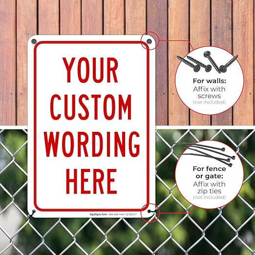 Custom Sign, Personalized Metal Signs - Image 5