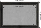 Amanti Art Black Framed Magnetic Board 25x37 Large Vision Board - Image 4