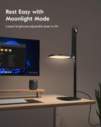 litones tall led desk lamps home office, edge-lit, view 9