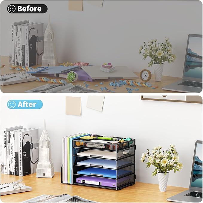 Marbrasse 5-Tier Desk Organizer - Image 5