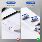 Deli Pencil Erasers, Pencil Eraser, 10 Pack, Erasers - Image 2