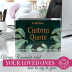 Personalized Gifts, Custom Quote Block Letter Board, Crystal-Clear Acrylic - Image 5