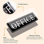 The Office Door Sign for Home and Business，Self-Adhesive Waterproof and - Image 3