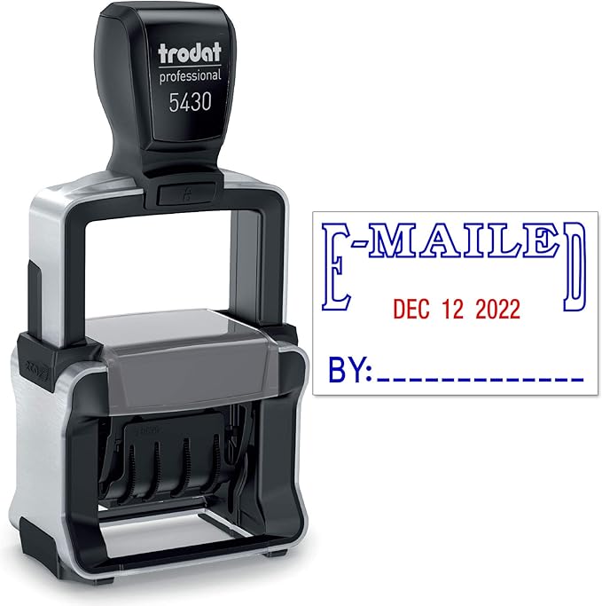 Trodat 5430 Professional Self-Inking Date Stamp by Maxmark