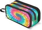 BOENLE Tie Dye Rainbow Pencil Case Box Boys Girls Large Pencil Pouch by BOENLE-WELCOMEYOURCOMING