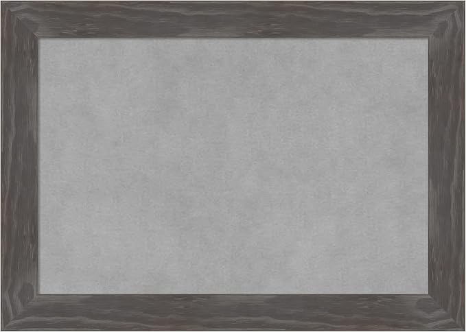Amanti Art Grey Framed Magnetic Board 15x21 Small Vision Board by AmantiArt