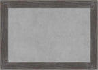 Amanti Art Grey Framed Magnetic Board 15x21 Small Vision Board by AmantiArt