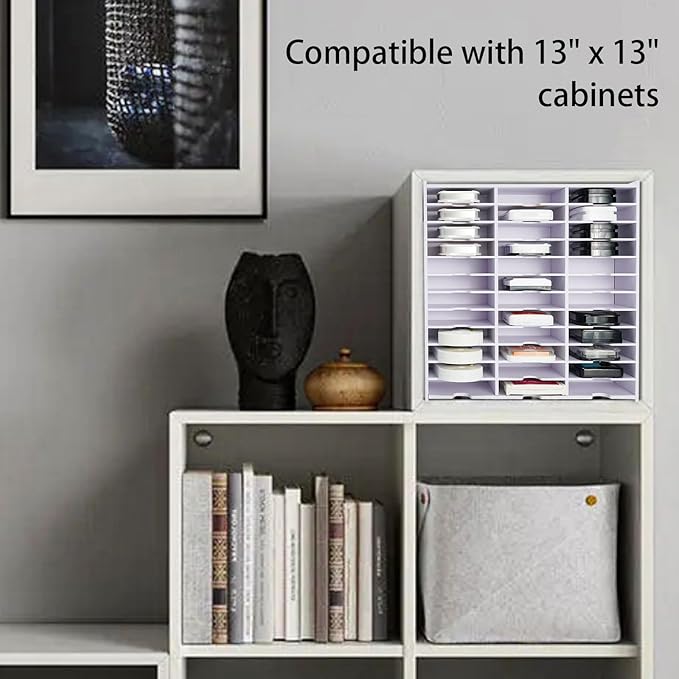 Krafetto 36 Grids Ink Pad Storage Rack, Wall-mountable Stamp Pad Organizer - Image 6