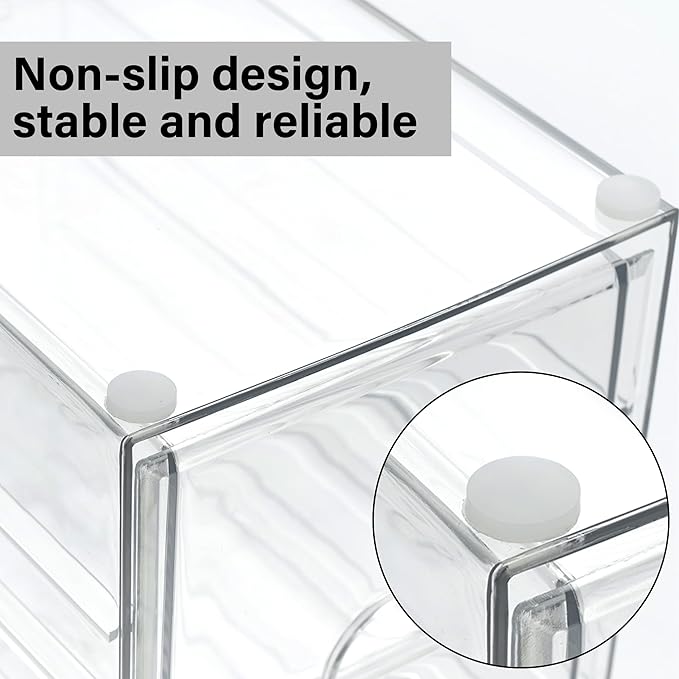 Prsildan Acrylic Drawer Makeup Organizer - Image 6