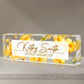Personalized Name Plate for Desk, Custom Desk Name Plate, Acrylic Name Plate by EOBIBIFUN