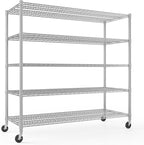 Himimi 60" W Storage Shelves, 5-Tier Wire Shelving - Image 9
