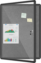 Mifuro 38"x28" Enclosed Bulletin Board, Lockable Weather-Resistant Aluminum by MifuroOfficeProduct