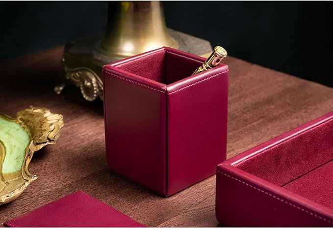 DACASSO Bonded Leather Desk Set - Image 10