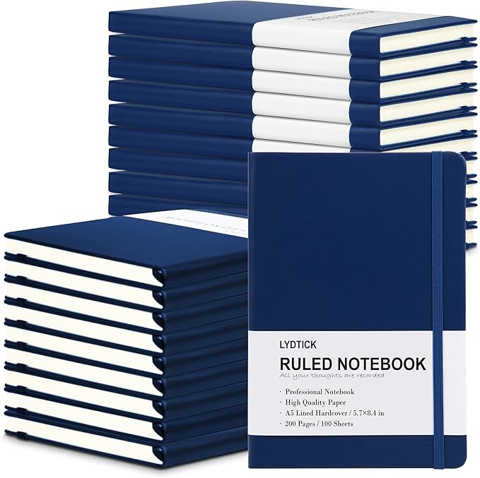 LYDTICK 20 Pack Journals for Writing College Ruled Notebooks Journal in Bulk by LYDTICK