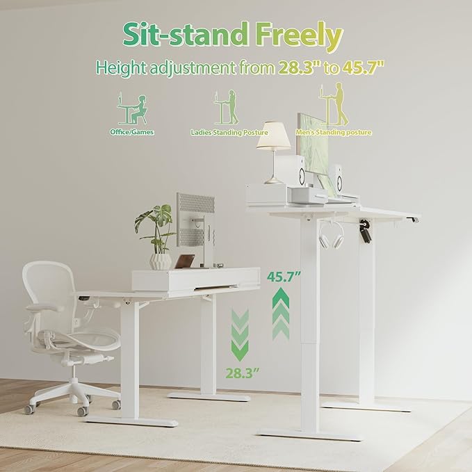 Agilestic 48 Inch Electric Standing Desk - Image 4