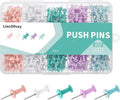 LincOficey 400pcs Push Pins, Colored Thumb Tacks by Unknown