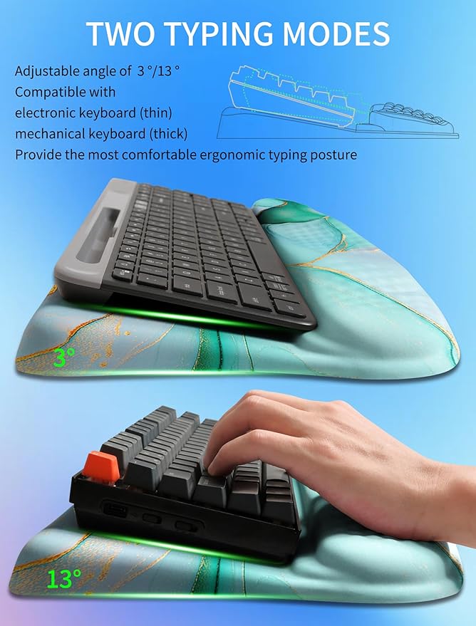 KUOSGM Ergonomic Wave Wrist Rest - Image 2