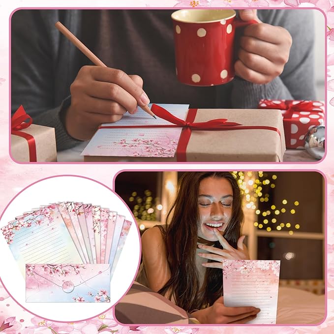 TaoBary 160 Pcs Stationery Paper Set 50 Double Sided Stationery Papers - Image 7