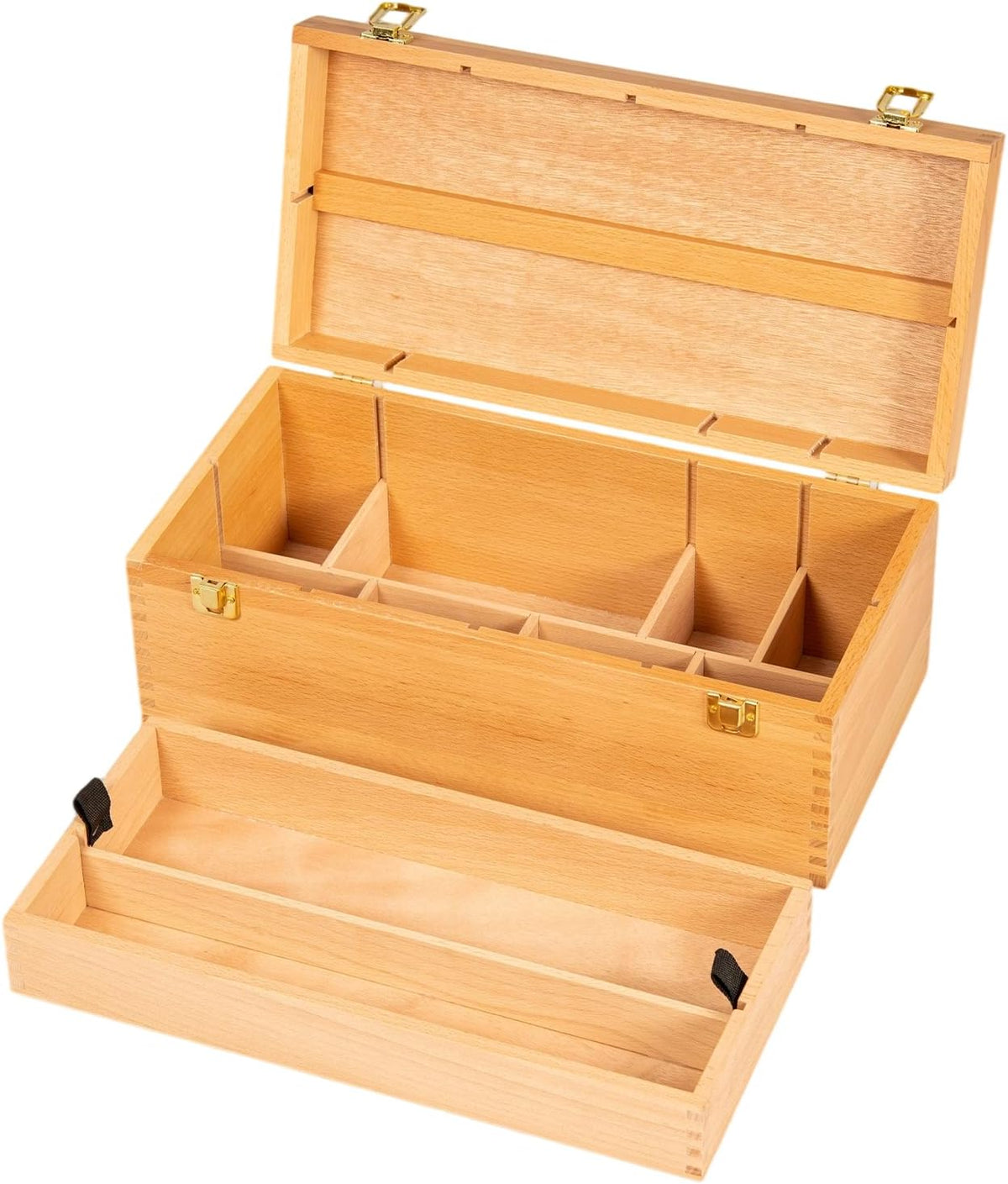 djar large art supply organizer tool box, solid, main product view