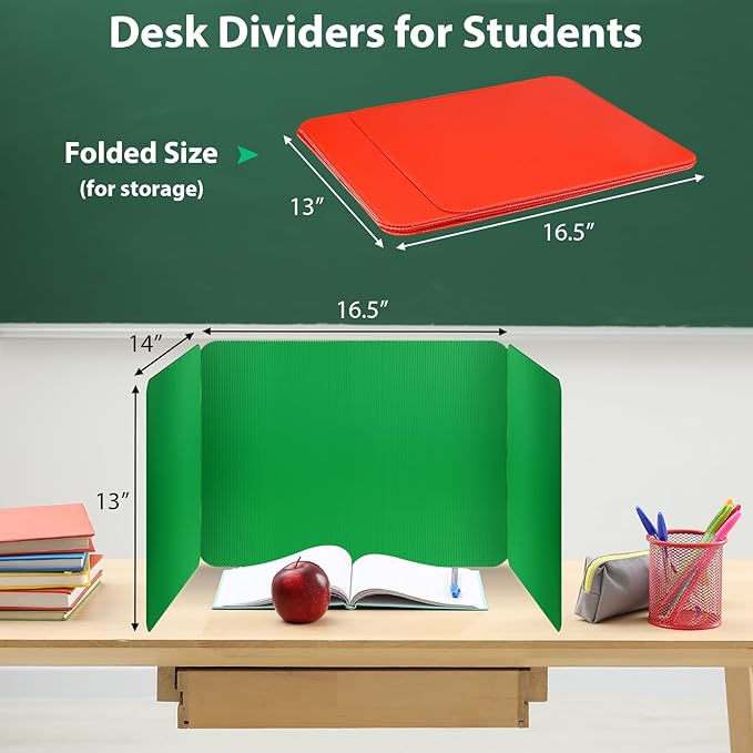 rookea 24 Pack Desk Dividers for Students - Image 2