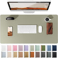 YSAGi Leather Desk Pad Protector, Office Desk Mat, Large Mouse Pad, Non-Slip PU by YSAGi