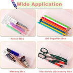 Fainne 24 Pcs Plastic Pencil Case Bulk Pencil Boxes Plastic Stationery Case - Image 4