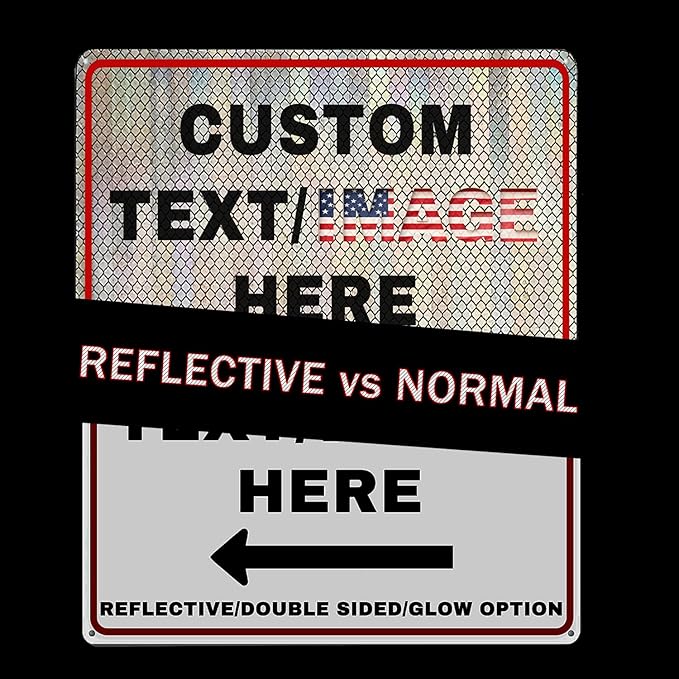 Custom Directional Arrow Sign Large, Personalized Metal Address Plaque - Image 3