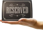 20 Pack Rustic Reserved Table Sign by TOROS