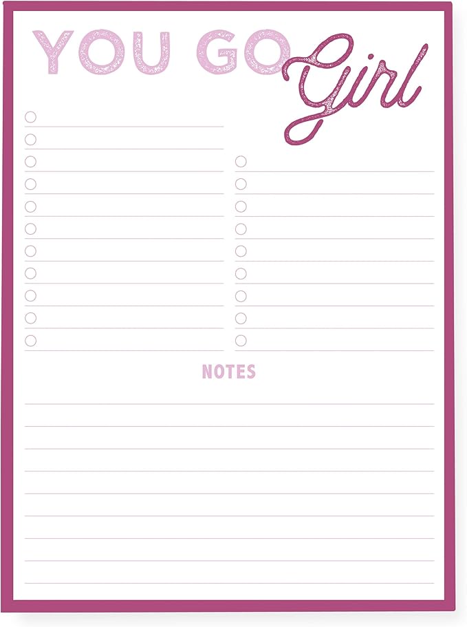 Graphique Large Notepad, Future is Female – 6" x 8", Cute Notepad by GraphiquedeFrance