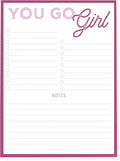 Graphique Large Notepad, Future is Female – 6" x 8", Cute Notepad by GraphiquedeFrance