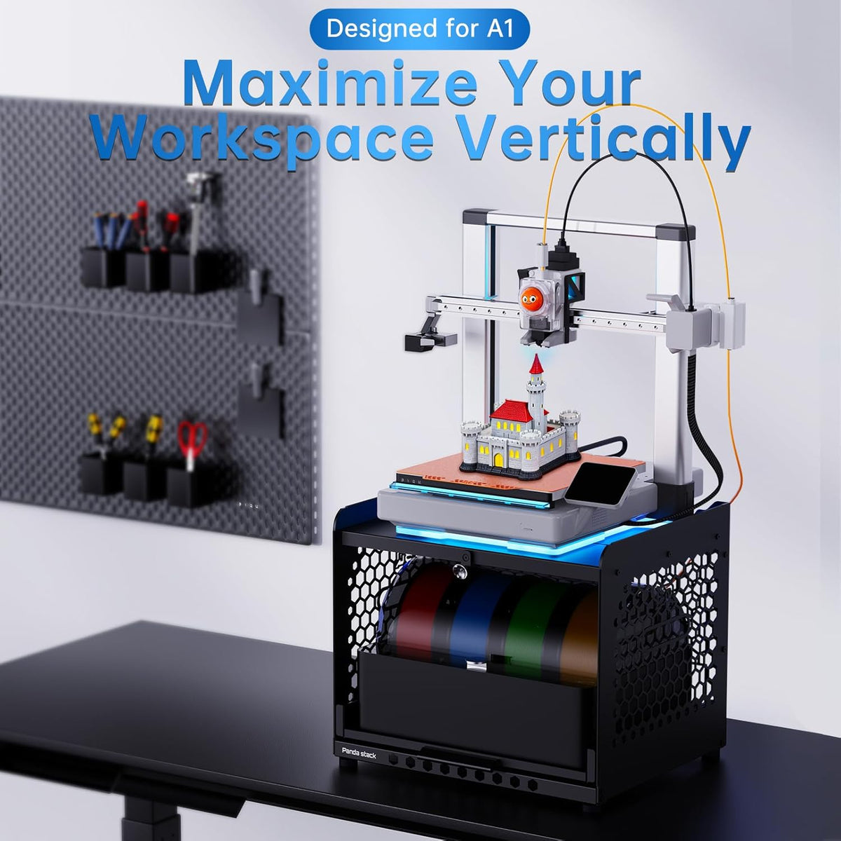 BIQU Panda Stack for Bambu-Lab A1 A1 Mini, 3D Printer AMS Stand Riser