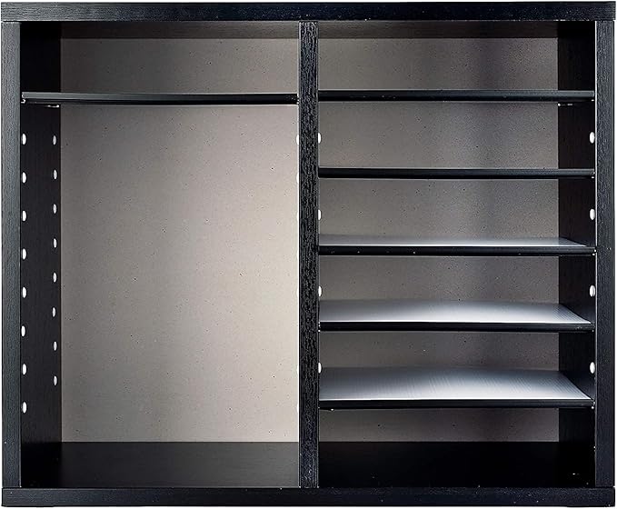 AdirOffice Wooden Adjustable Literature Organizer, 12 Compartment Office Mailbox - Image 3