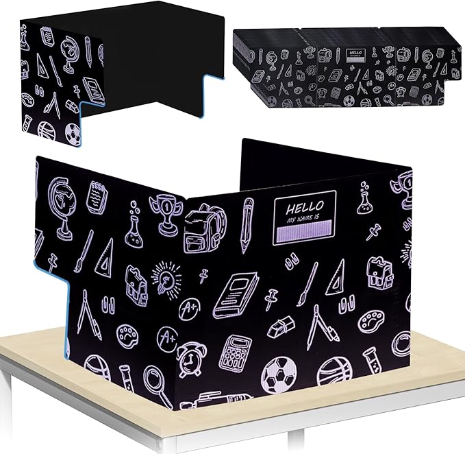 Succwoah 25-Pack Desk Dividers for Students by Succwoah